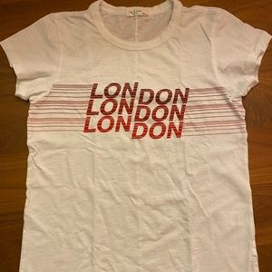 Rag and Bone Graphic London T Shirt